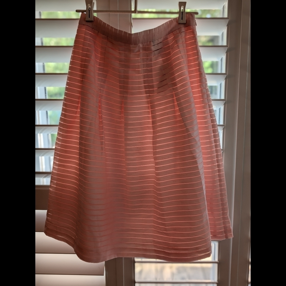 Tommy Hilfiger Pink Pleated A-Line Skirt NWT